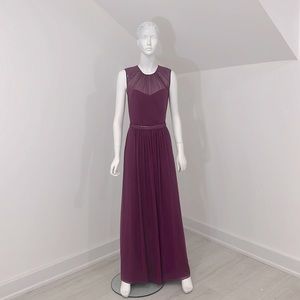 NWT SAMPLE SALE- Dessy size 10 Wildberry Lux chiffon Pristine